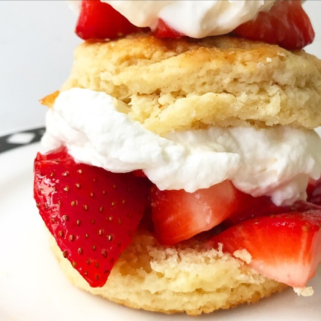 Brown Butter Strawberry Shortcakes