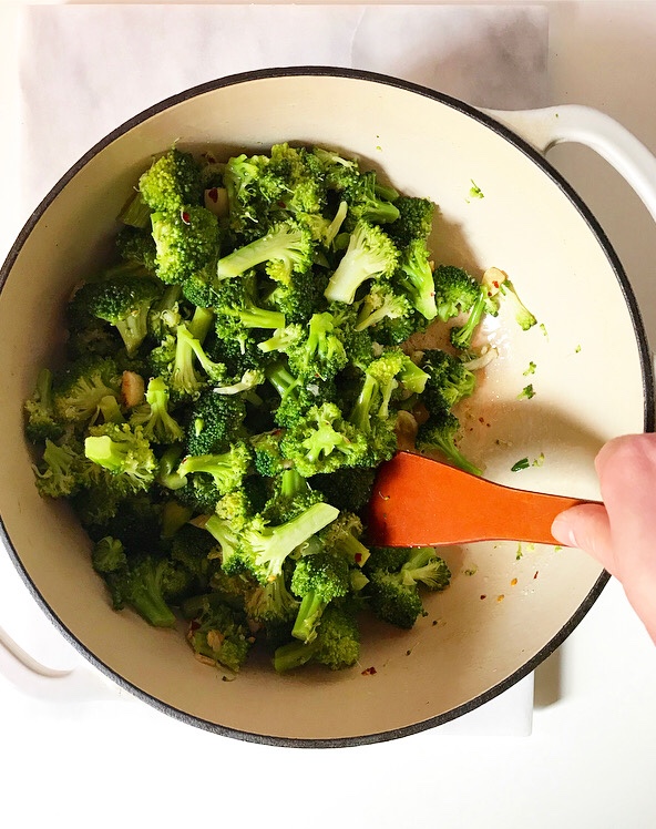 Olive Oil Marinated Broccoli | e2 bakes brooklyn