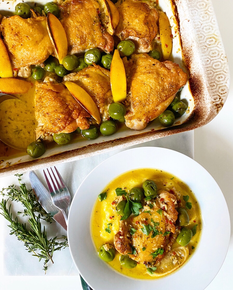 Chicken with Lemon & Olives