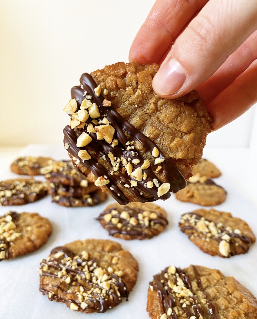 Peanut Butter Cookies {Vegan & Grain-Free}