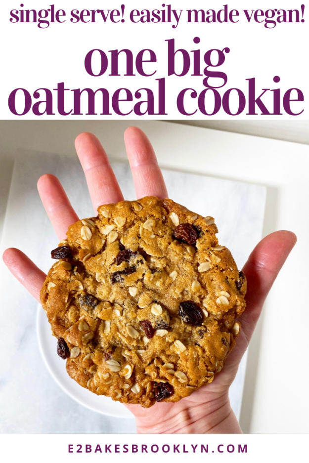 One Big Oatmeal Cookie